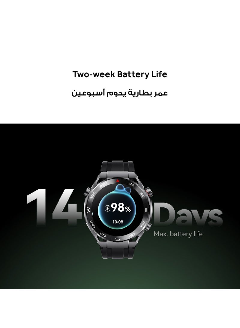 HUAWEI - Watch Ultimate Smartwatch, Zirconium-Based Liquid Metal, Data-Driven Health Monitoring, Golf Course Mode, Offline Contour Maps, 100-Metre Water Resistance, Two-Week Battery Life, Ios & Android Green - Image 1