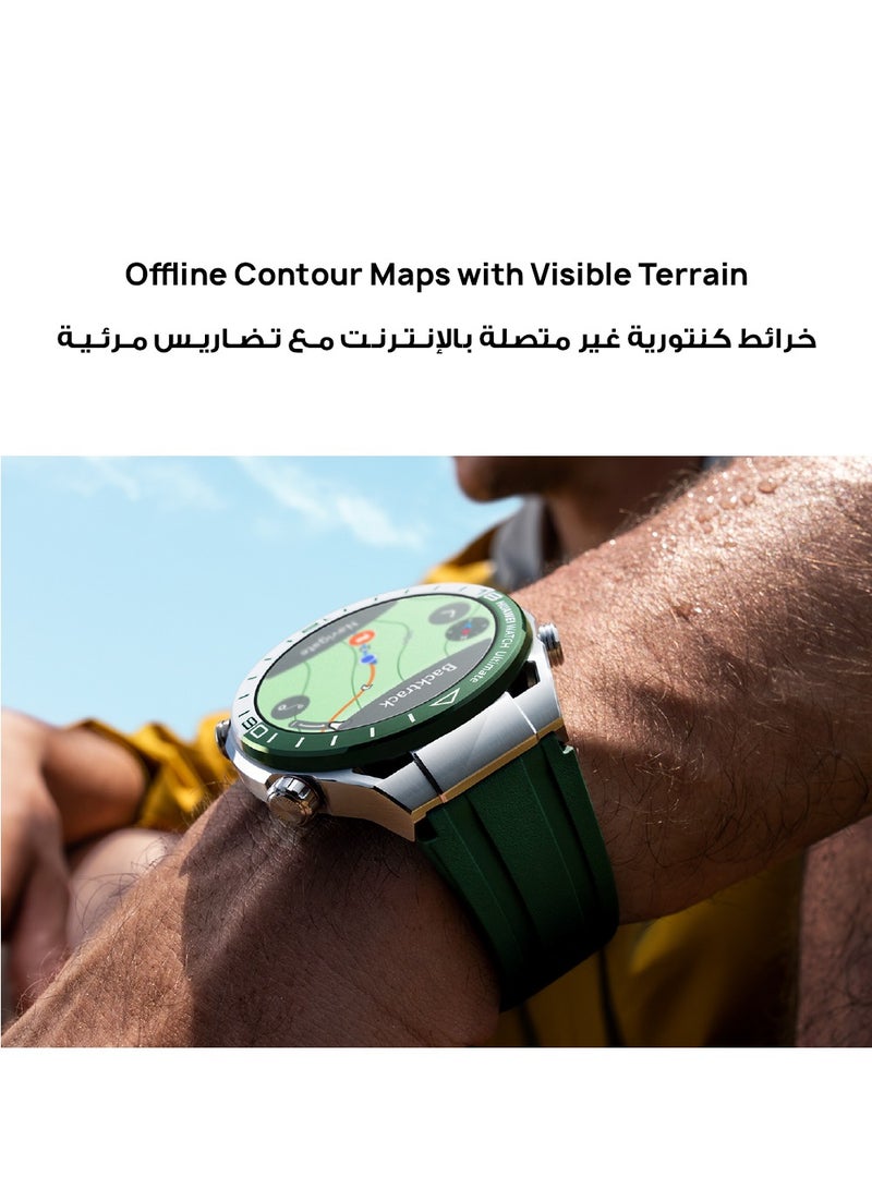 HUAWEI - Watch Ultimate Smartwatch, Zirconium-Based Liquid Metal, Data-Driven Health Monitoring, Golf Course Mode, Offline Contour Maps, 100-Metre Water Resistance, Two-Week Battery Life, Ios & Android Green - Image 1