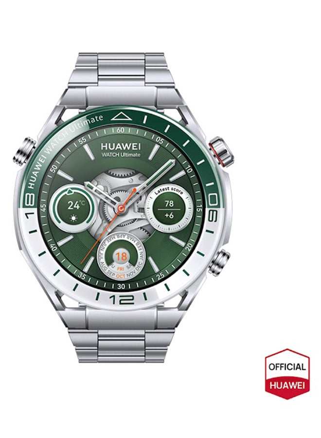 Watch Ultimate Smartwatch, Zirconium-Based Liquid Metal, Data-Driven Health Monitoring, Golf Course Mode, Offline Contour Maps, 100-Metre Water Resistance, Two-Week Battery Life, Ios & Android Titanium