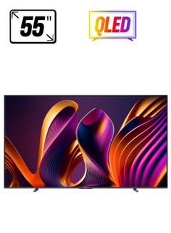Hisense 55 inch4K Smart TV QLED 120 Hz 55Q7N Black  - Image 1