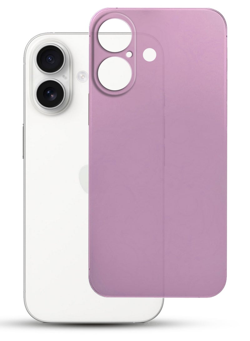 MARGOUN ( for iPhone 16 ) 2 Pack,Case Cover and Screen Protector Air Skin Series Back Cover Sturdy Durable Thin Case Drop Protection Cover Clear Pink - Image 2