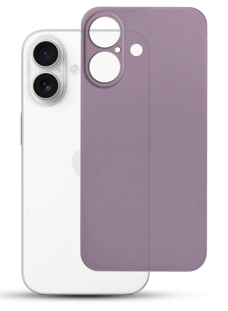 MARGOUN ( for iPhone 16 ) 2 Pack,Case Cover and Screen Protector Air Skin Series Back Cover Sturdy Durable Thin Case Drop Protection Cover Clear Purple - Image 2