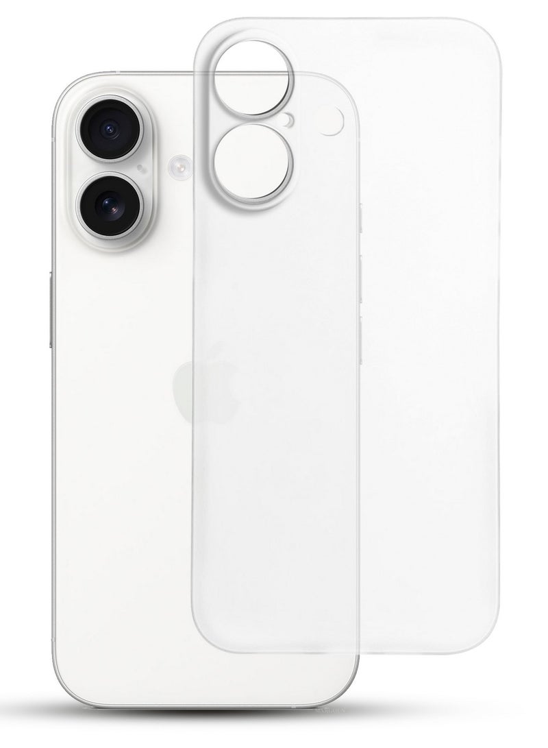 MARGOUN ( for iPhone 16 ) 2 Pack,Case Cover and Screen Protector Air Skin Series Back Cover Sturdy Durable Thin Case Drop Protection Cover Clear White - Image 2