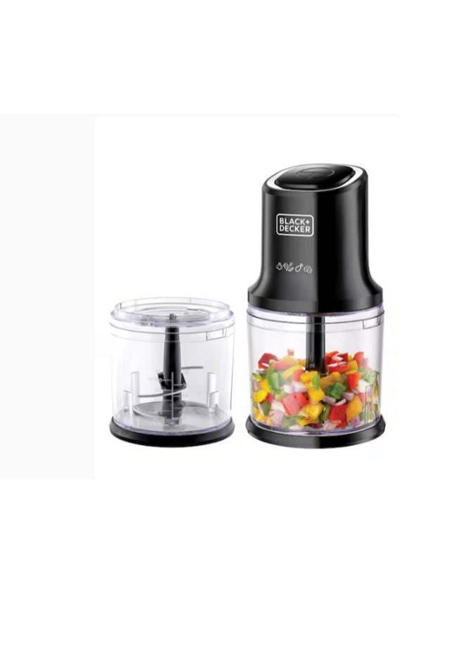 BLACK+DECKER Multifunctional Vertical Chopper With Extra Jar 500 ml 500 W FC500-B5 Black - Image 1