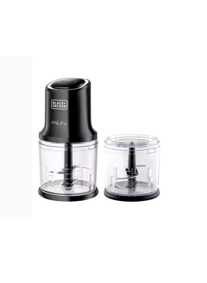 BLACK+DECKER Multifunctional Vertical Chopper With Extra Jar 500 ml 500 W FC500-B5 Black - Image 2