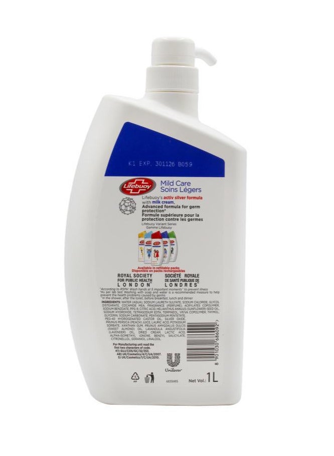 Lifebuoy Anti Bacterial Body Wash Mild Care 1000Liters  - Image 2