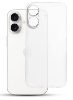 MARGOUN ( for iPhone 16 ) Case Cover Air Skin Series Back Cover Sturdy Durable Thin Case Drop Protection Cover Clear White  - Image 1
