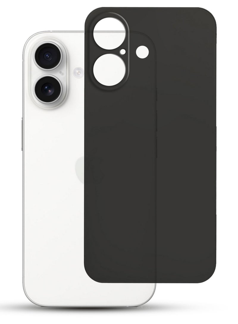 MARGOUN ( for iPhone 16 Plus ) 3 Pack,1 Case Cover and 2 Screen Protectors Air Skin Series Back Cover Sturdy Durable Thin Case Drop Protection Cover Clear Black - Image 2