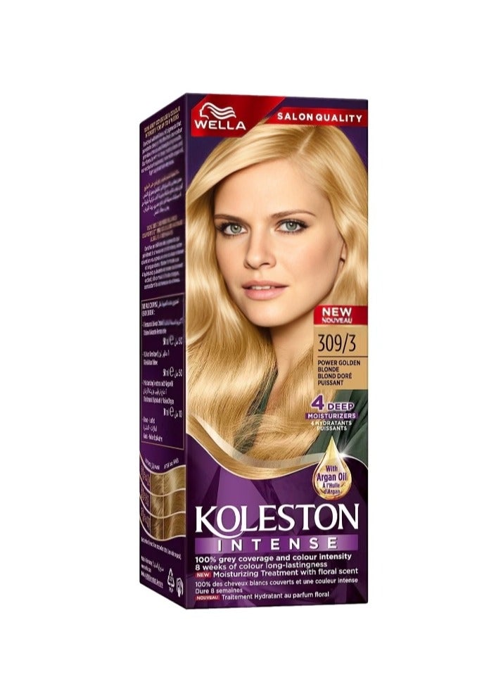ويلا Koleston Intense Hair Color 309/3 Golden Blonde 50+50+10ml