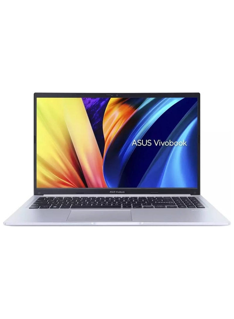 ASUS Vivobook 15 X1502ZA-EJ1429 Laptop 15.6-Inch FHD Display, Core i7-12700H Processor/8GB RAM/512GB SSD/Intel Iris Xe Graphics/Free DOS English/Arabic Icelight Silver  - Image 1
