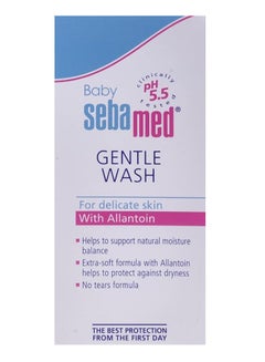 Sebamed Pack Of 2 Baby Gentle Wash With Allantoin 200 ML  - Image 4