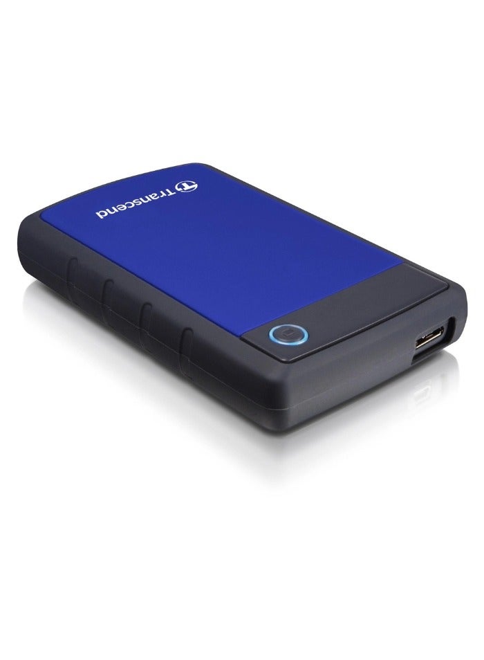 Transcend 4TB Rugged External Hard Drive USB 3.1 Gen 1 StoreJet 25H3B | TS4TSJ25H3B | Blue 4 TB  - Image 3