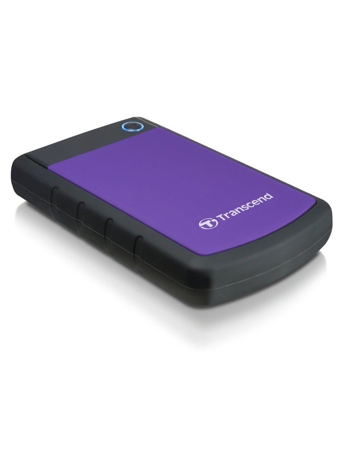 ترانسيند Rugged External Hard Drive USB 3.1 Gen 1 StoreJet 25H3P | TS4TSJ25H3P | Purple 4 TB  - Image 3