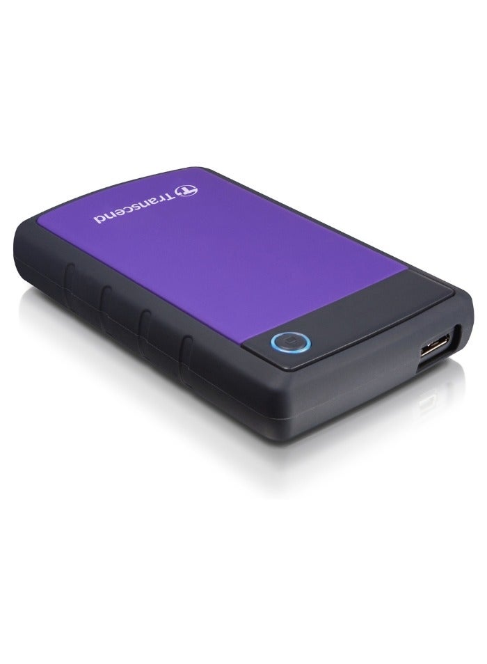 ترانسيند Rugged External Hard Drive USB 3.1 Gen 1 StoreJet 25H3P | TS4TSJ25H3P | Purple 4 TB  - Image 4