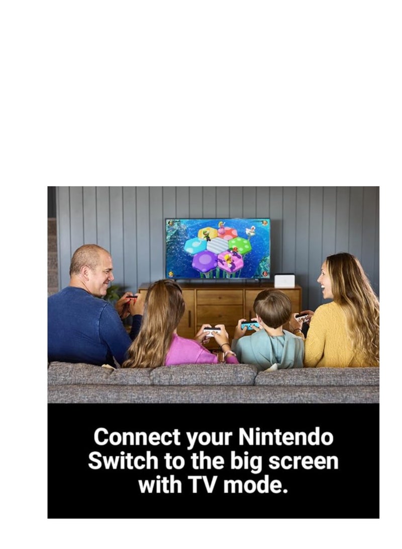 Nintendo - Nintendo Switch (OLED Model) Red & Blue - International Version with EA SPORTS FC 25 Switch - Image 1