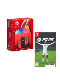 Nintendo Nintendo Switch (OLED Model) Mario - International Version with EA SPORTS FC 25 Switch  - Image 1