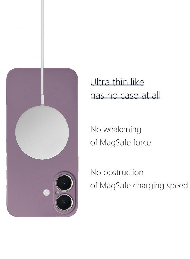MARGOUN ( for iPhone 16 Plus ) Case Cover Air Skin Series Back Cover Sturdy Durable Thin Case Drop Protection Cover Clear Purple - Image 5