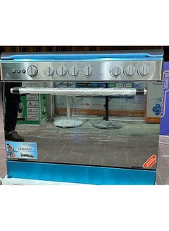 سوبر جنرال Freestanding 5 Burner Gas Cooker SGC905FSF silver  - Image 1