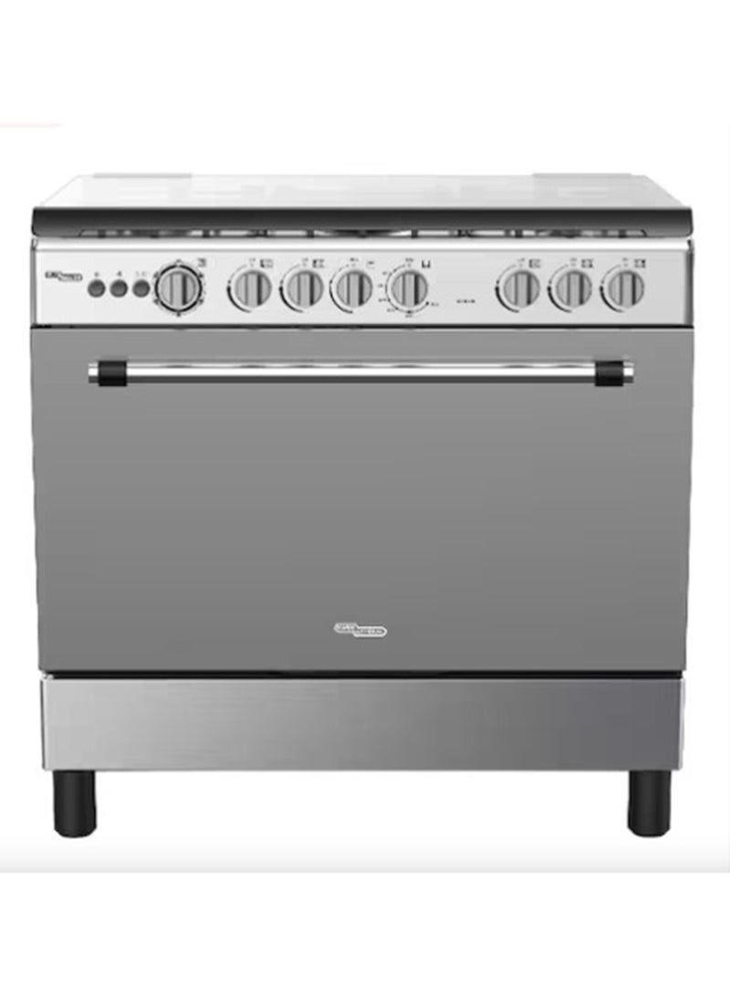 Freestanding 5 Burner Gas Cooker SGC905FSF silver
