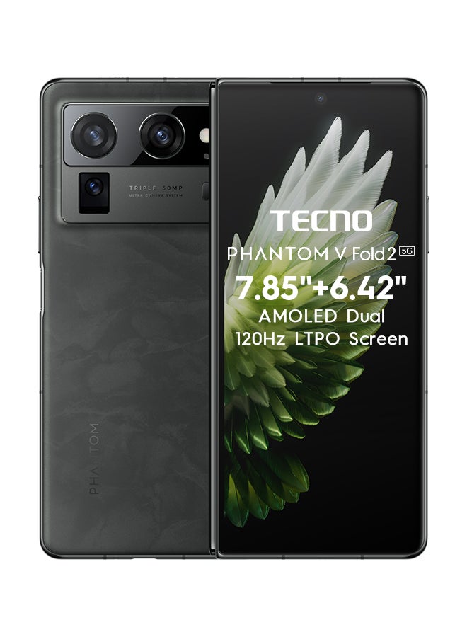 TECNO - Phantom V Fold2 Dual SIM Karst Green 12GB RAM 512GB 5G - Middle East Version - Image 1