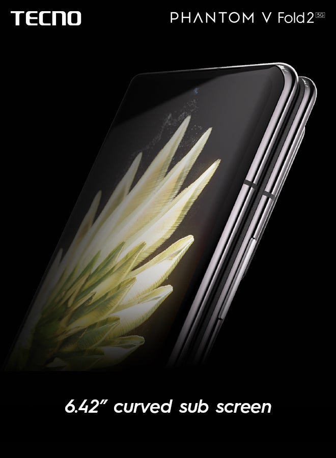 TECNO - Phantom V Fold2 Dual SIM Karst Green 12GB RAM 512GB 5G - Middle East Version - Image 1