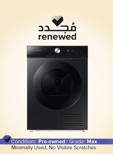Renewed - Digital Inverter HeatPump Dryer 220 kW DV90BB9440GBGU Black