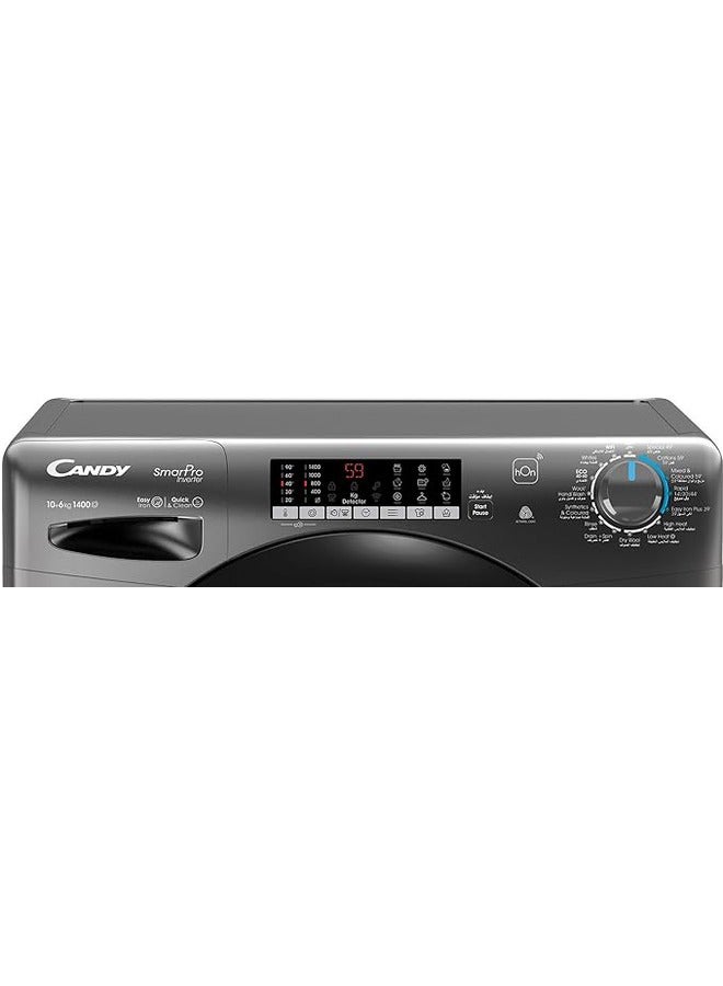 كاندي Washer Dryer Combo With Smart Pro Inverter CSOW41066TWMBR19 Antracite  - Image 4