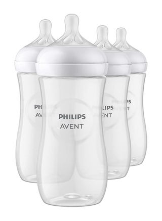 Pack Of 4 Natural Baby Bottle with Natural Response , Clear, 11oz - pnsku/N70116619V/45/_/1727952545/b7c4cbf1-ace8-49c9-a838-0cd7a04fbfb9