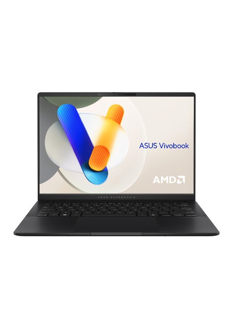 Vivobook S 14 Laptop With 14-Inch OLED Display, AMD Ryzen AI 9-365 Processor/32GB RAM/1TB SSD/Windows 11 Pro with Copilot Key Arabic Neutral Black