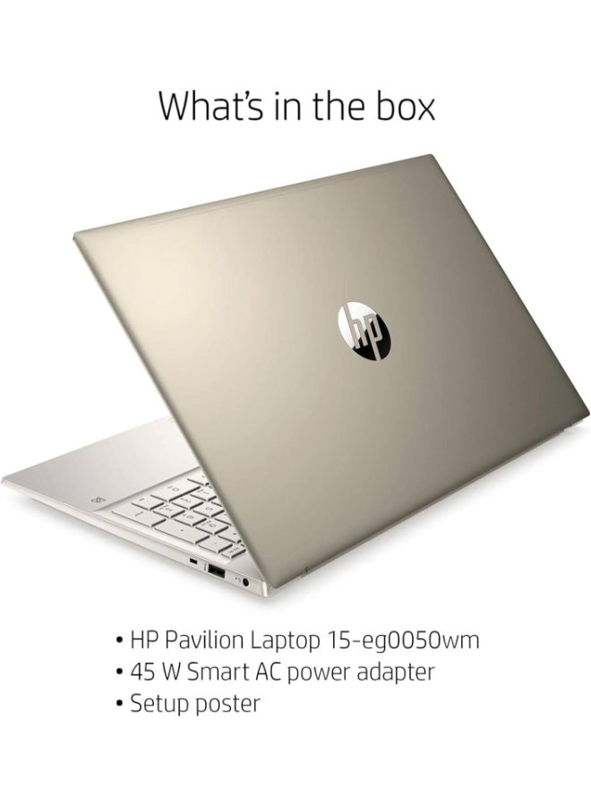 HP - Pavlion 15 (Upgraded Version) Laptop With 15.6-Inch Display, Intel Core i5-1135G7 Processor/16GB RAM/1TB SSD/Intel Iris Graphics/Windows 11 Pro English Lunar Gold - Image 1