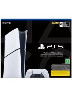 سوني PlayStation 5 Slim Digital Console (KSA Version) With Extra Dualsense Wireless Controller - Blue  - Image 2