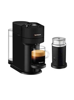 Nespresso Vertuo Next Coffee Machine With Aeroccino3 Milk Frother 1.1 L 1500 W GCV1-GB-BK-NE Black  - Image 1