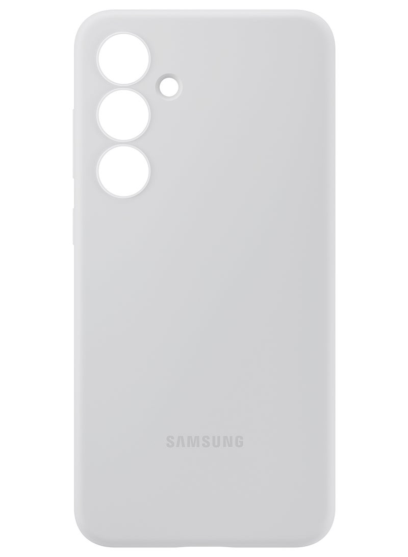 سامسونج Galaxy S24 FE Silicone Case - Gray - Image 1