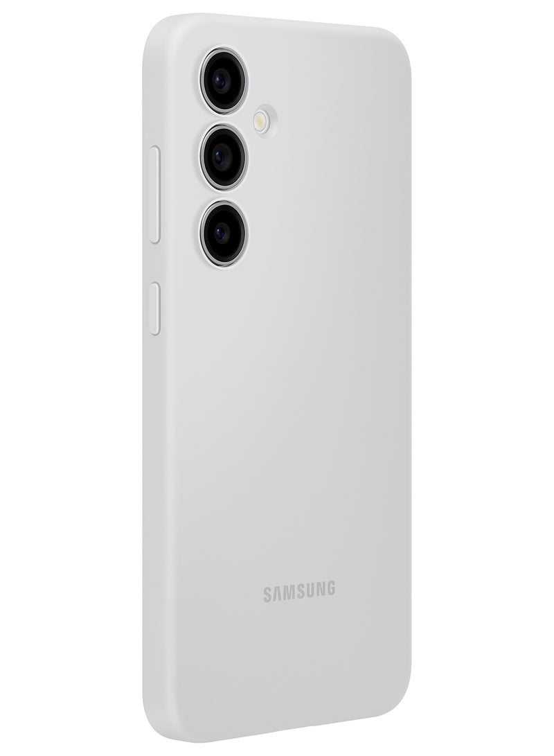 سامسونج Galaxy S24 FE Silicone Case - Gray - Image 3