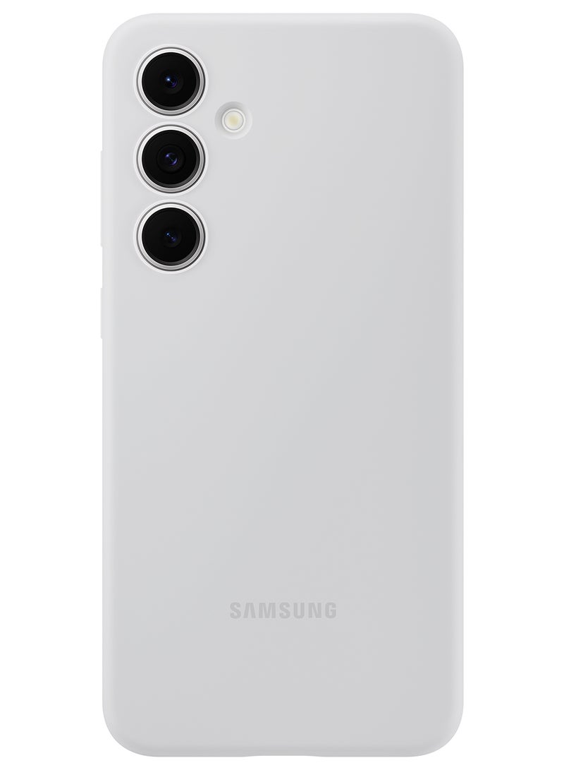 سامسونج Galaxy S24 FE Silicone Case - Gray - Image 2