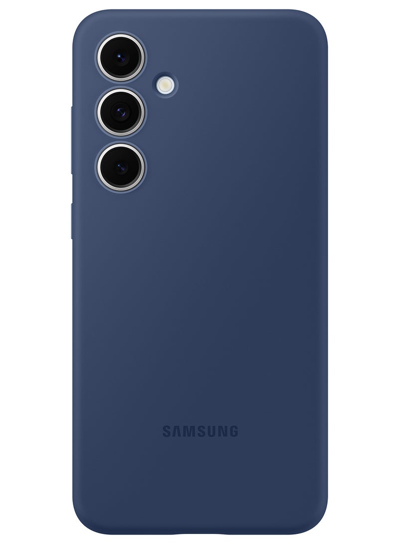 سامسونج Galaxy S24 FE Silicone Case - Blue - Image 1