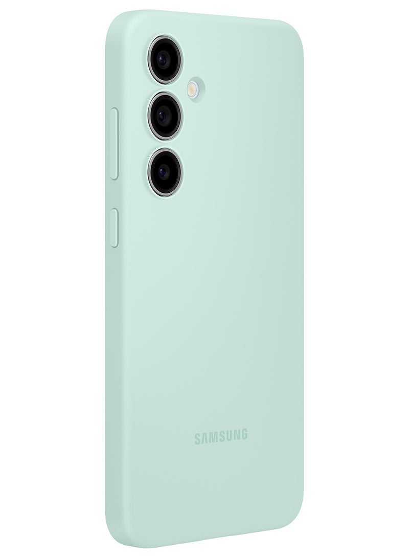 Samsung Galaxy S24 FE Silicone Case - Light Green - Image 2