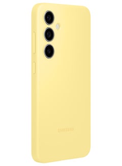 سامسونج Galaxy S24 FE Silicone Case - Yellow  - Image 2