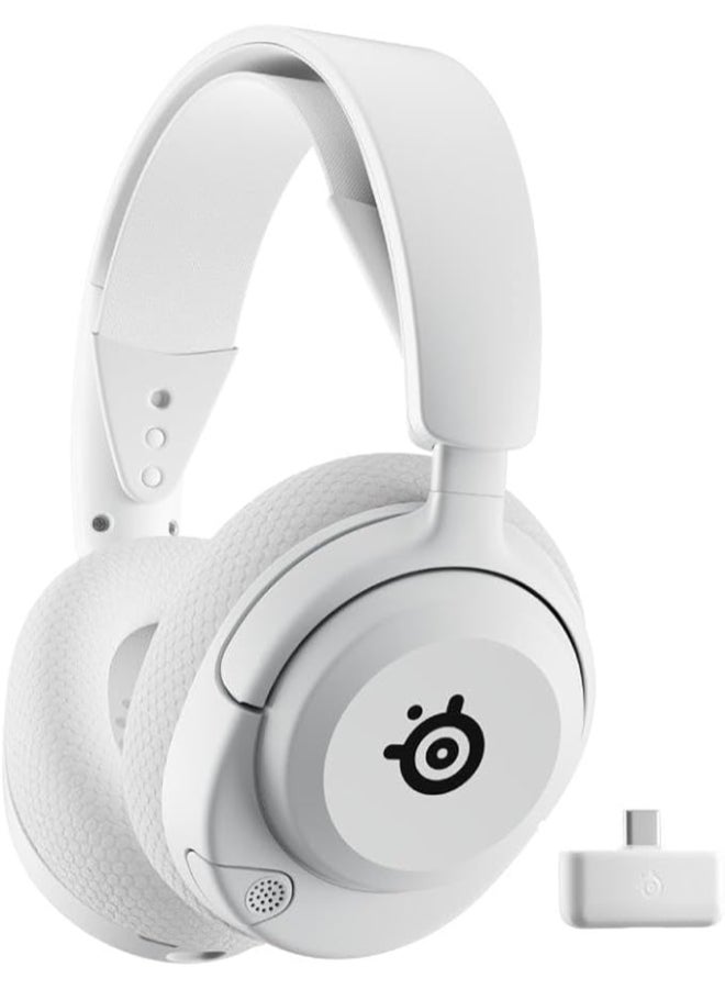 steelseries Arctis Nova 5 Wireless - Gaming Headset for PC, PS5, PS4, Switch, Mobile - White - 100+ Audio Presets - Neodymium Magnetic Drivers - 60H Battery - 2.4GHz or BT - ClearCast Gen2.X Mic - Image 1