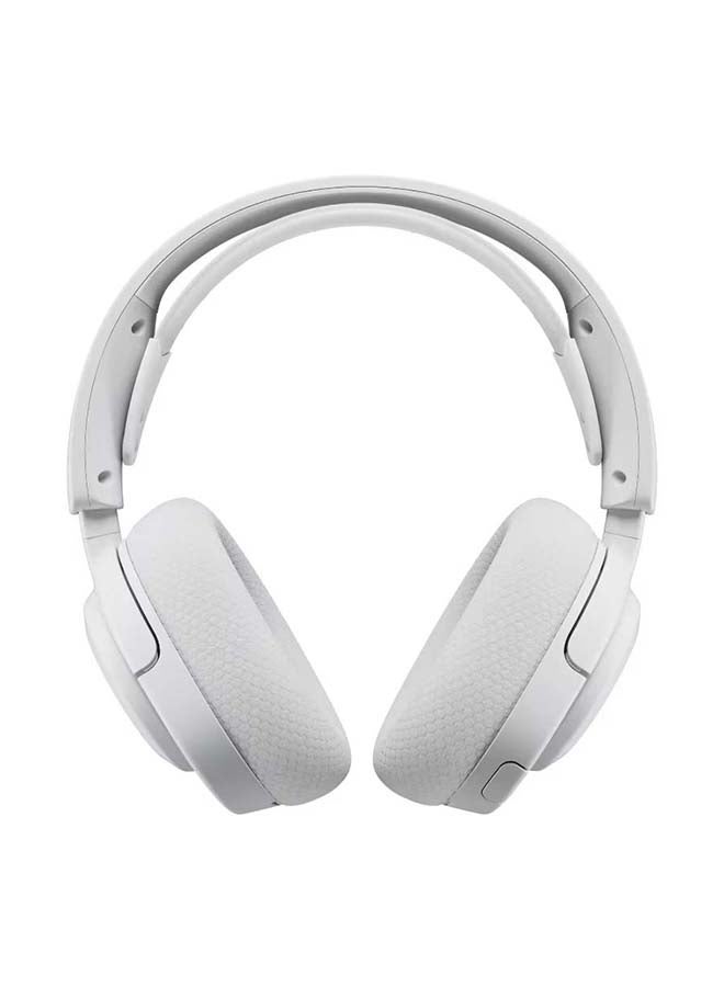 steelseries - Arctis Nova 5X Wireless Gaming Headset - 40mm Neodymium Drivers, 360° Spatial Audio, ClearCast Gen 2.X Microphone (Bidirectional Noise Cancelling), 50/60 Hours Battery Life, USB-C Fast Charge, RGB Lighting, ChatMix for PC, 2.4GHz Wireless & Bluetooth Connectivity, Supports Xbox, PlayStation, PC, Mac, Mobile & Handheld Devices, White | 61677 - Image 1