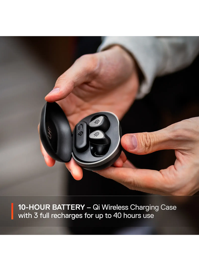 steelseries - Arctis GameBuds for PlayStation - Black - Image 1