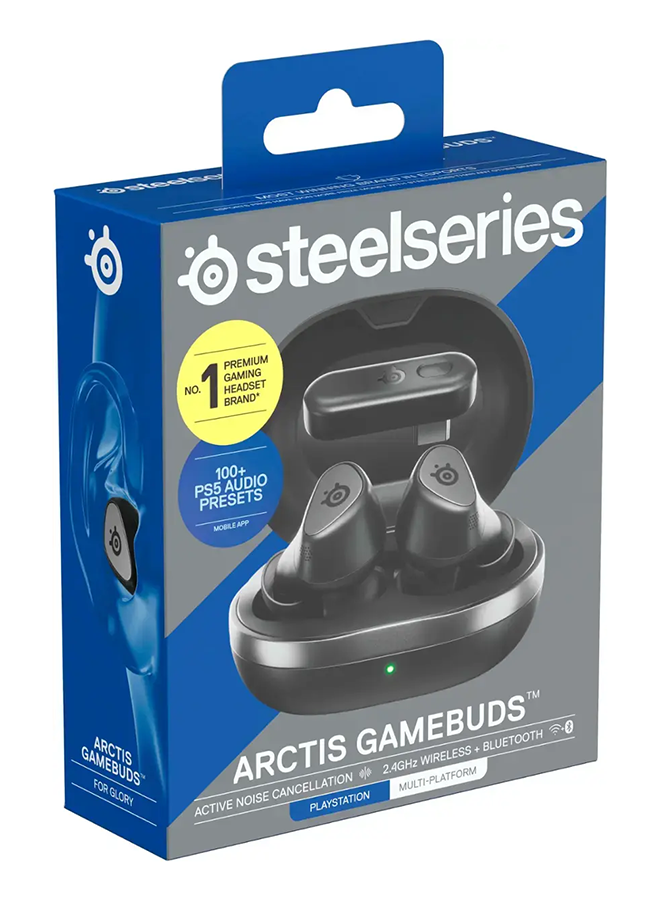 steelseries - Arctis GameBuds for PlayStation - Black - Image 1