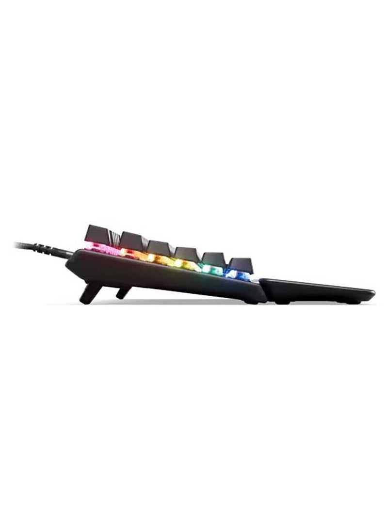 steelseries - Apex Pro Gen 3 Full Size Mechanical Gaming Keyboard, OmniPoint 3.0 Adjustable HyperMagnetic Switches, Double Shot PBT Keycaps, US English Layout, Wired Connectivity, Black | 64660 - Image 1