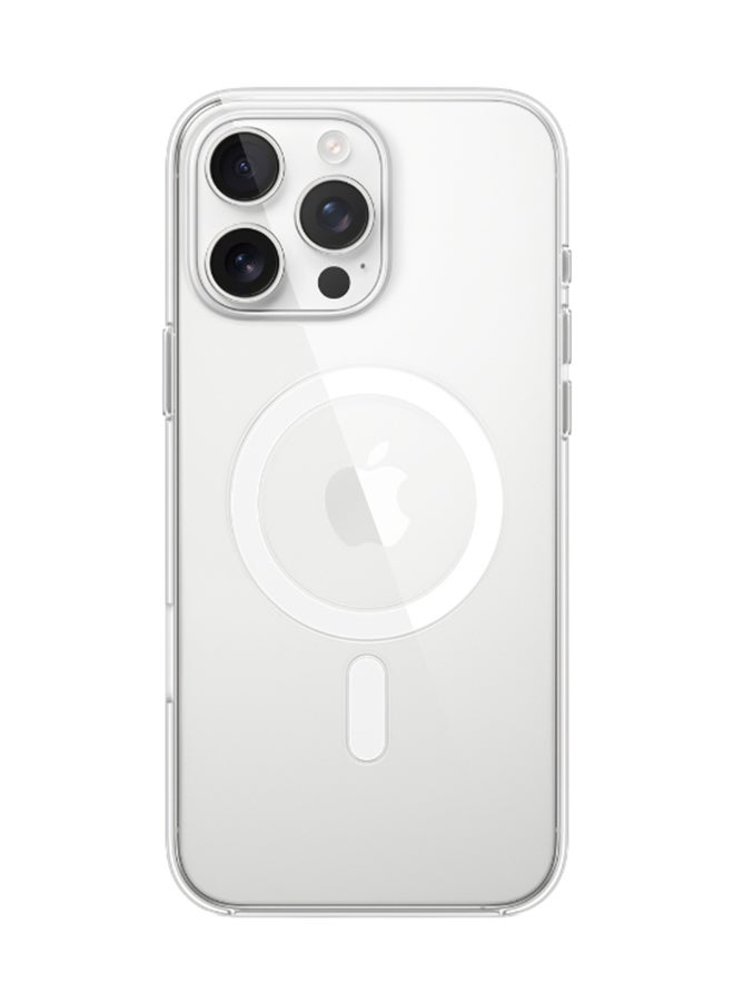 أبل - iPhone 16 Pro Max 512GB White Titanium 5G With FaceTime - Middle East Version With Magsafe Clear Case And Assured Voucher Buyback Worth SR150 - Image 1