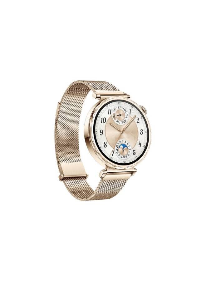 HUAWEI WATCH GT5 41mm Smartwatch, up to 14 Days Battery Life, All-new Running and Cycling Sports Sharp-Edged Design, Health Tracking, Compatible with iOS and Android (with Freebuds SE 2) GOLD - Image 4