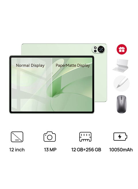MatePad 12X Tablet PaperMatte Edition Greenery 12GB 256GB WiFi Gray - Middle East Version With [Free Inbox Keyboard + M-Pencil + Wireless Mouse]