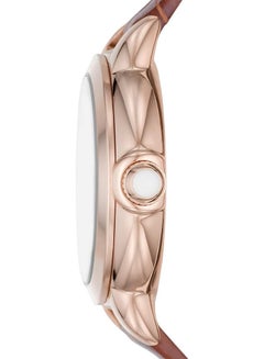 امبوريو ارماني Women's Analog Leather Wrist Watch AR11525 - 32 Mm  - Image 3