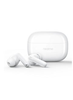 realme Buds T310 Truly Wireless in-Ear Earbuds with 46dB Hybrid ANC, 12.4mm Dynamic Bass Driver, Upto 40Hrs Battery and Fast Charging Agile White  - Image 2