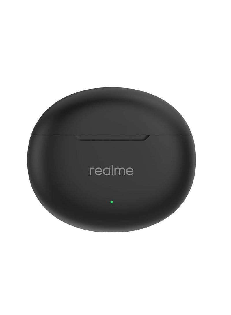 realme Buds T01 Truly Wireless Earbuds, AI ENC for Calls, 13mm Dynamic Bass Driver, 28Hrs Battery Bluetooth V5.4, Google Fast Pair Black - Image 2