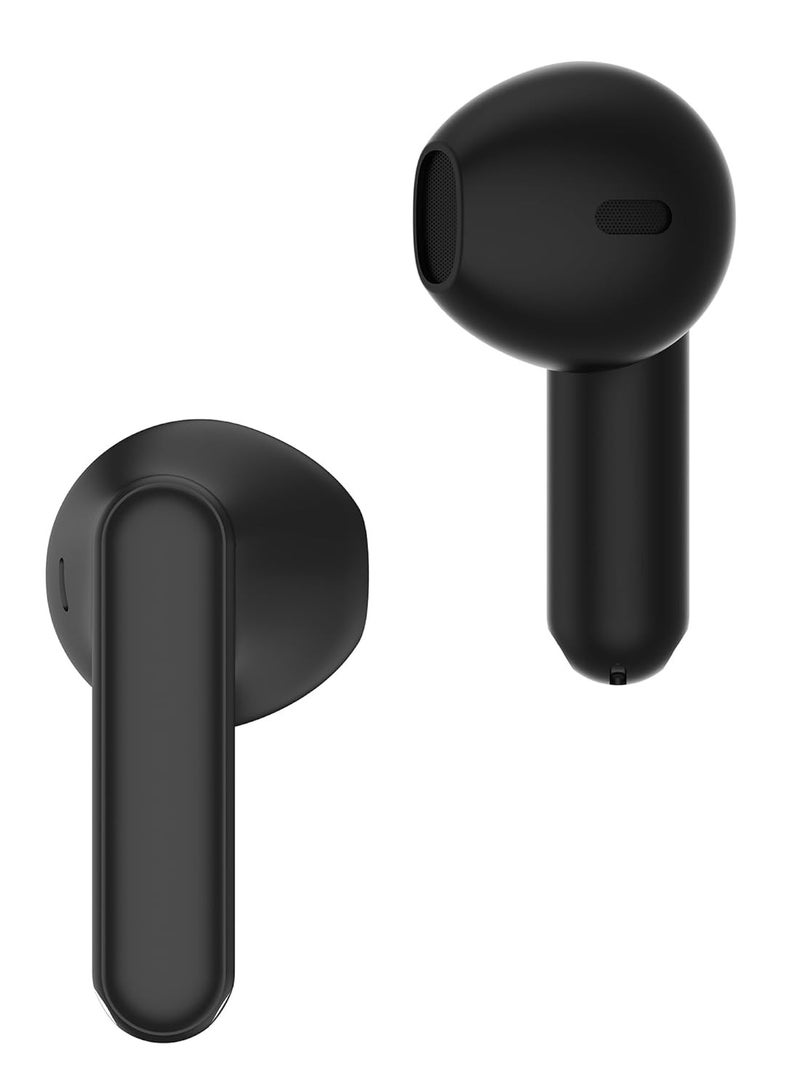 realme Buds T01 Truly Wireless Earbuds, AI ENC for Calls, 13mm Dynamic Bass Driver, 28Hrs Battery Bluetooth V5.4, Google Fast Pair Black - Image 4